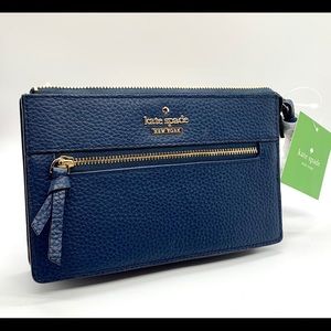 Kade Spade navy wristlet.  New!!